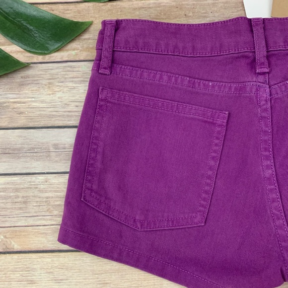 American Apparel denim bright purple short shorts - Picture 8 of 8